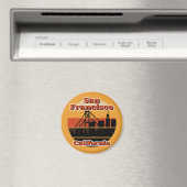 Aimant Vintage San Francisco Californie (In Situ (Lave-vaisselle))