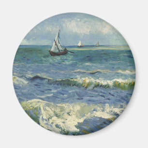 Aimant Vintage Seascape near Les Saintes-Maries-de-la-Me