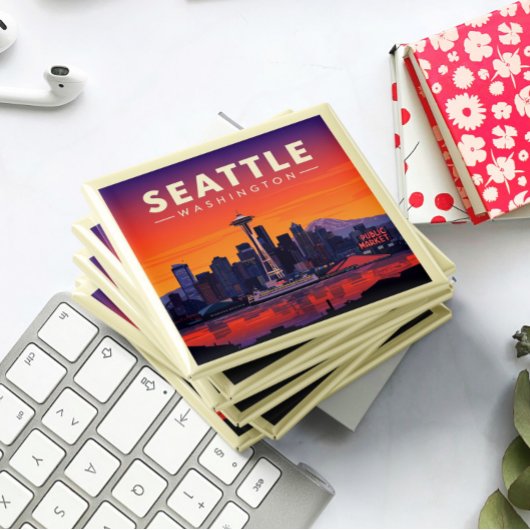 Aimant Vintage Seattle Washington