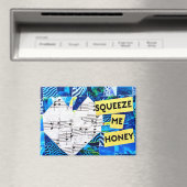 Aimant Vintage Sheet Music Heart Quilt Collage (In Situ (Lave-vaisselle))