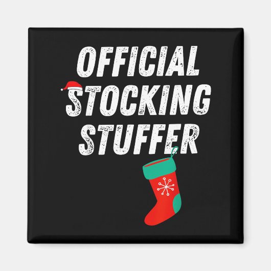 Aimant Vintage Stocking Stuffer Stocking Matching Couple (Devant)