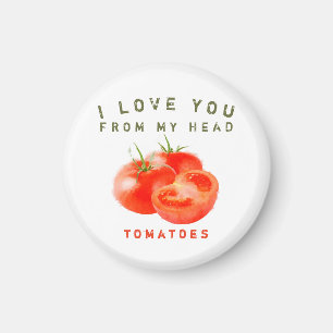 Aimant Vintage Tomato Quote Design - 