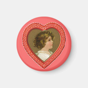 Aimant Vintage Valentine Heart