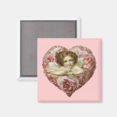 Aimant Vintage Valentine Heart (Recto/Verso)