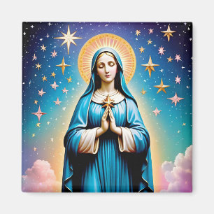 Aimant Vintage Vierge Marie Magnet, catholique