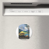 Aimant Vintage voyage Autriche (In Situ (Lave-vaisselle))