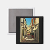 Aimant Vintage voyage espagnol (Recto/Verso)
