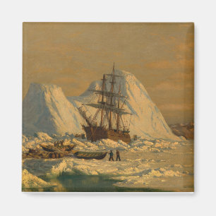 Aimant Vintage William Bedford Un incident de chasse à la