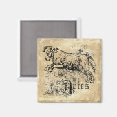 Aimant Vintage Zodiac (Recto/Verso)