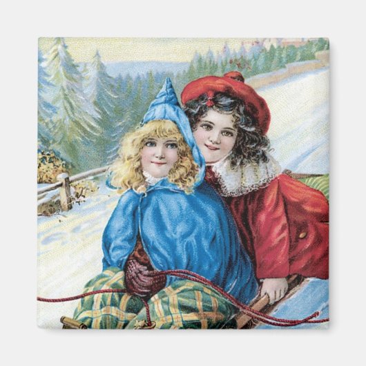 Aimant Vintages enfants (Devant)