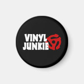 Aimant Vinyl Junkie (Devant)
