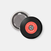 Aimant Vinyl Record Conception unique (Recto/Verso)