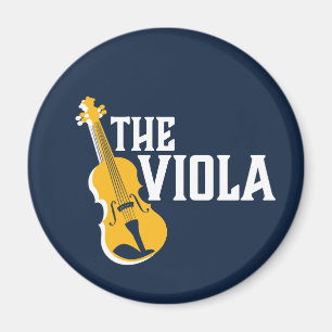 Aimant Viola Player Vintage Retro Orchestre Opéra Musique