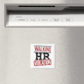 Aimant Violation des RH à pied Cauchemar des ressources h (In Situ (Lave-vaisselle))