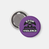 Aimant Violence domestique (Recto/Verso)