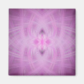 Aimant VIOLET - Art fractal - (Devant)