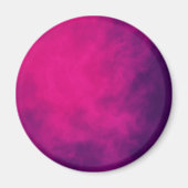 Aimant violet magenta personnalisé (Devant)