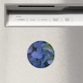 Aimant Violet violet rose bleu hydrangée fleurie (In Situ (Lave-vaisselle))