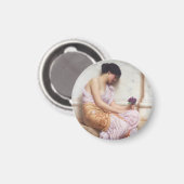 Aimant Violets doux violets John William Godward Art (Recto/Verso)