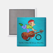 AIMANT VIOLIN VÉLO-MAGNET (Recto/Verso)