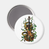 Aimant Violon et serpent (Recto/Verso)