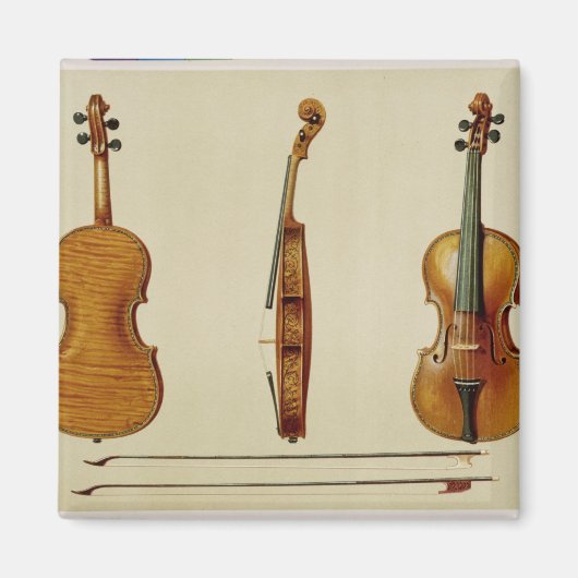 Aimant Violon Hellier fabriqué par Antonio Stradivarius ( (Devant)