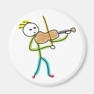 Aimant Violon Stickman