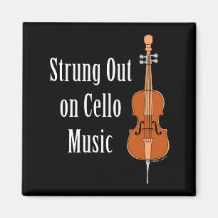 Aimant Violoncelle à fond