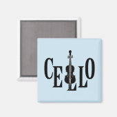 Aimant Violoncelle en violoncelle (Recto/Verso)