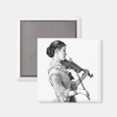 Aimant Violoniste vintage (Recto/Verso)
