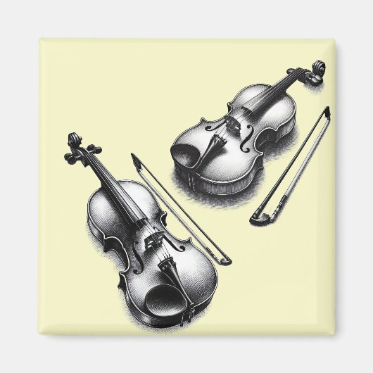 Aimant Violons (Devant)
