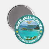 Aimant Virgin Islands National Park Est 1956 (Recto/Verso)
