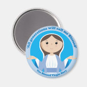 Aimant Virgin Mary (Recto/Verso)