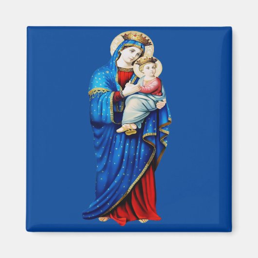 Aimant Virgin Mary with Baby Jesus (Devant)