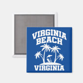 Aimant Virginia Beach (Recto/Verso)