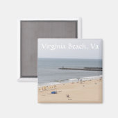 Aimant Virginia Beach (Recto/Verso)