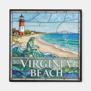 Aimant Virginia Beach Côte Atlantique 🌊