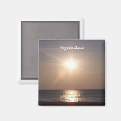 Aimant Virginia Beach, Sunrise (Recto/Verso)