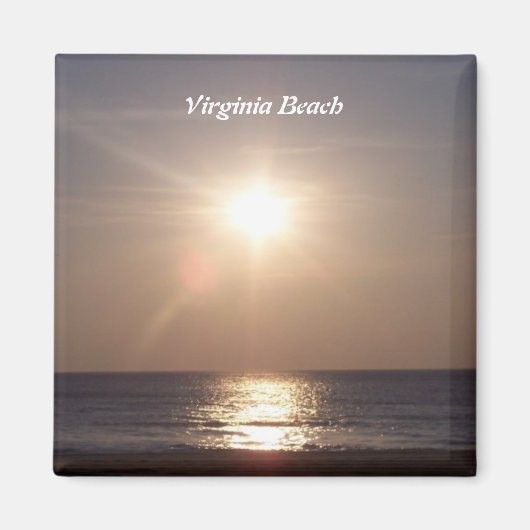 Aimant Virginia Beach, Sunrise (Devant)