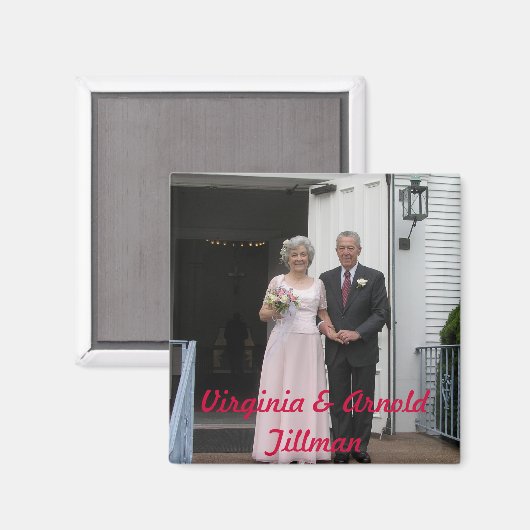 Aimant Virginia et Arnold Tillman (Recto/Verso)