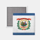 Aimant Virginie-Occidentale (Recto/Verso)