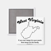 Aimant VIRGINIE OCCIDENTALE - T-shir "WEST VIRGINIA STATE (Recto/Verso)
