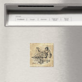 Aimant Virgo Zodiac vintage (In Situ (Lave-vaisselle))