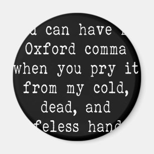 Aimant Virgule d'Oxford