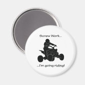 Aimant Vis À Vis...Aller Quad Racing (Recto/Verso)