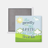 Aimant Vis doucement sur cette Terre... (Recto/Verso)