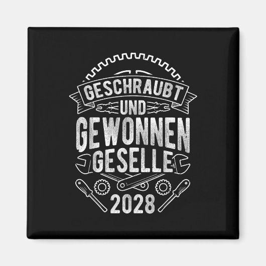 Aimant Vis Et Gagné 2028 (Devant)