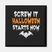 Aimant Vis-le Halloween Commencer maintenant Funky Éffray (Devant)