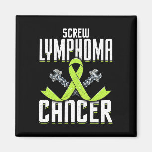 Aimant Vis Lymphome Cancer Lime Sensibilisation Ruban Com