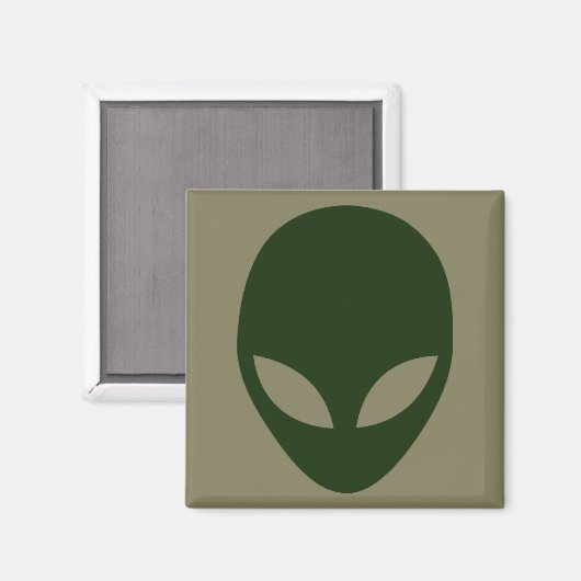Aimant Visage Alien (Recto/Verso)
